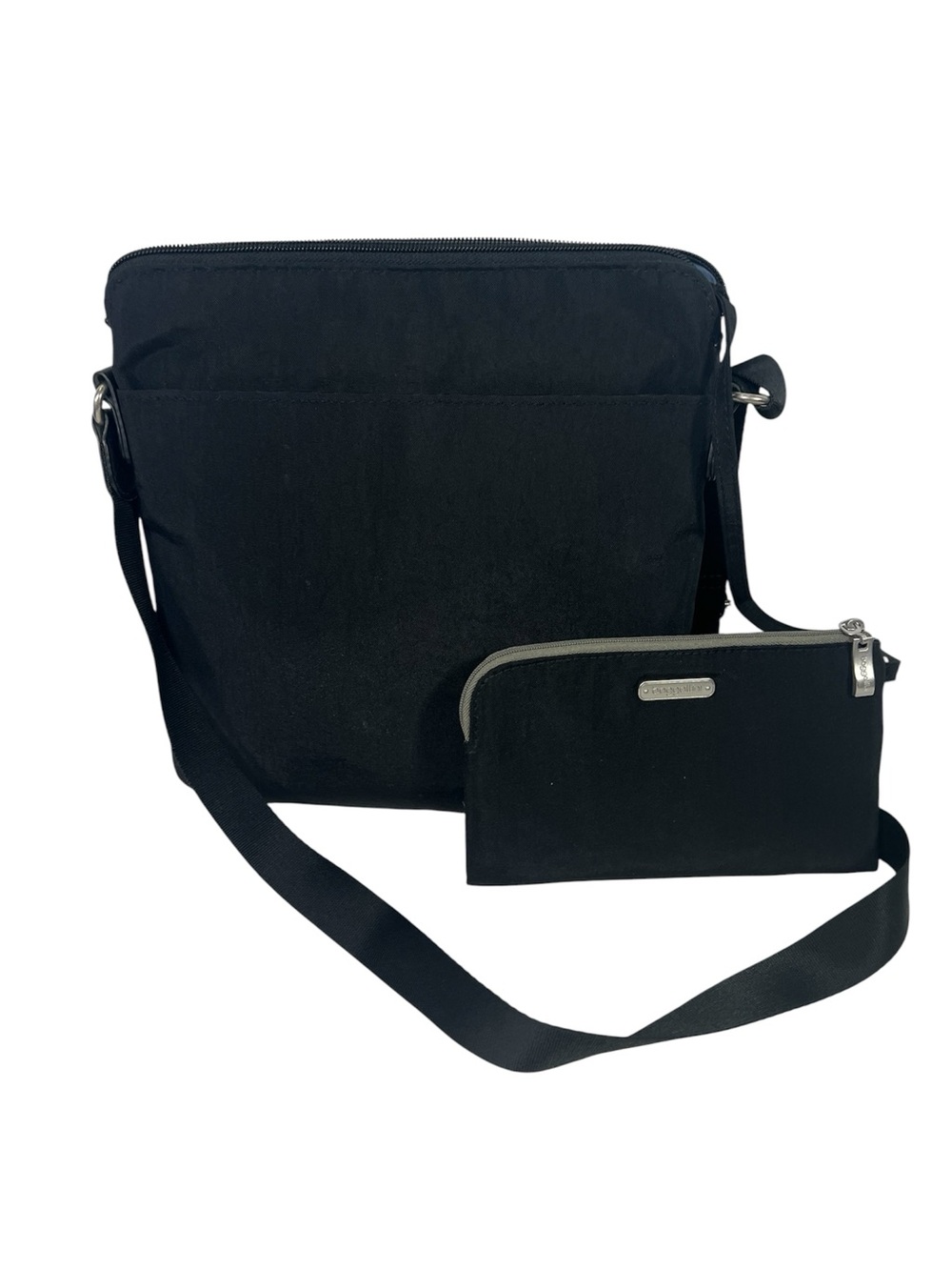 BAGGALLINI Go Bagg Crossbody Bag BLACK RFID phone wristlet - Picture 2 of 14